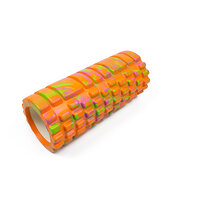 Ролик массажный EasyFit Grid Roller 33 см v.1.1 Multi Оранжевый S53-1169