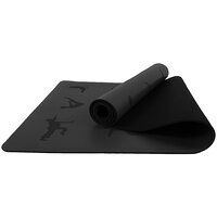 Коврик для йоги профессиональный EasyFit каучук 5 мм Черный S53-1134
