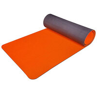 Коврик для йоги и фитнеса 60х183 см. оранжевый Ridni Relax
