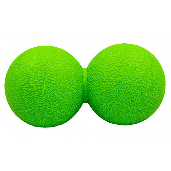 Массажный двойной резиновый мяч 12х6 см EasyFit (EF-1062)