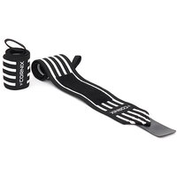 Бинты для запястий (кистевые бинты) Cornix Wrist Wraps XR-0194 Black/White S49-4534