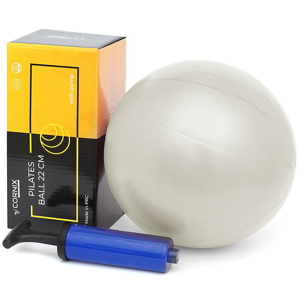 Мяч для пилатеса, йоги, реабилитации Cornix MiniGYMball 22 см XR-0227 Grey S49-4540