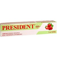 Детская зубная паста President Kids Strawberry от 3 до 6 лет 50 мл