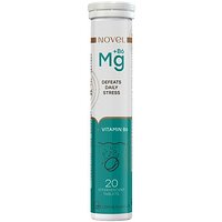 Вітаміни Novel Defeats Daily Stress Magnesium + B6 таблетки шипучі №20