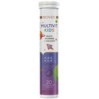 Вітаміни Novel Multi-Vitamins + Calcium Multivit Kids таблетки шипучі №20