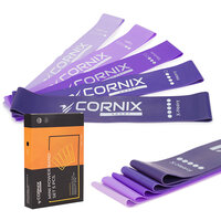 Резинки для фитнеса Cornix Mini Power Band набор 5 шт 1-20 кг XR-0253 S49-4718