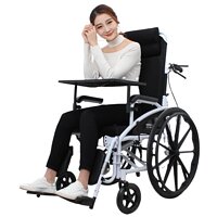 Ручная складная коляска для инвалидов с туалетом MIRID S119. Многофункциональное инвалидное кресло. S72-1448675249