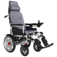 Складная электрическая коляска для инвалидов с подголовником MIRID D-812 S72-1860554941