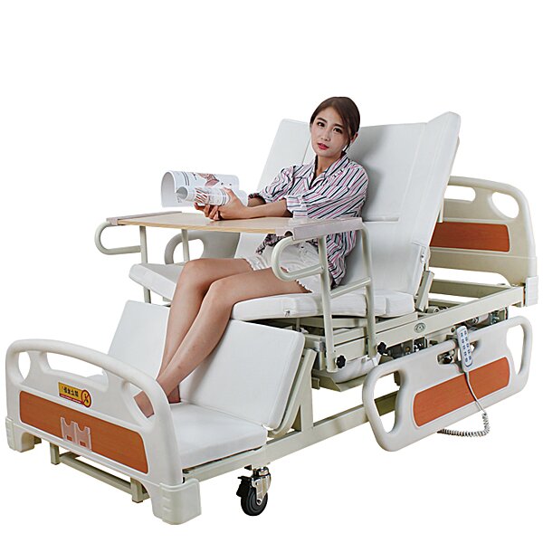 Медицинская функциональная кровать с туалетом и боковым переворотом MIRID E39. Кровать для высоких людей. S72-1033096704