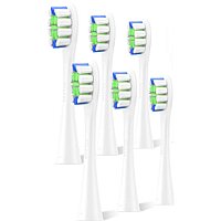 Набор насадок для зубных электрощеток Oclean P1C1 средняя жесткость белые (6 шт.)