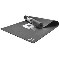 Двосторонній килимок для йоги Reebok Double Sided 4mm Yoga Mat чорний Уні 173 х 61 х 0,4 см S83-00000026218