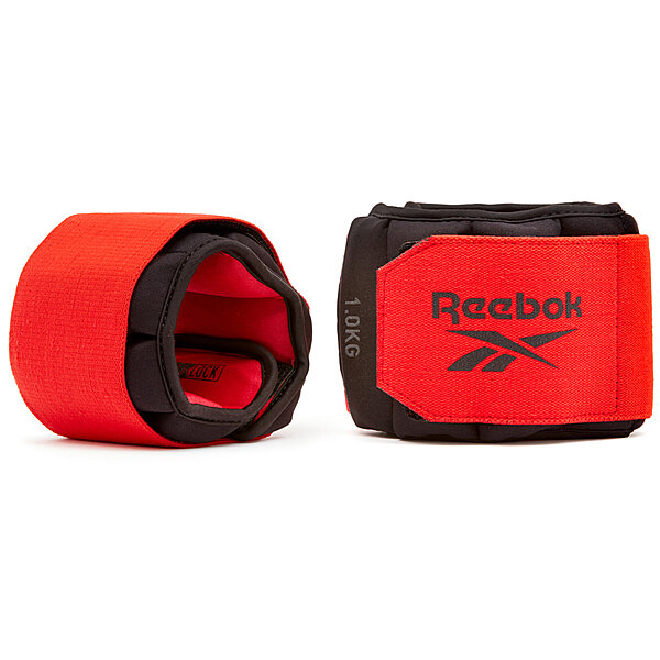 Щиколотки обважнювачі Reebok Flexlock Ankle Weights чорний, червоний Уні 1.0 кг S83-00000026249